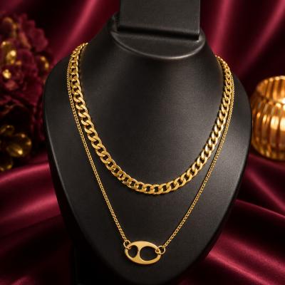 Classic Gold Link Chain Necklace